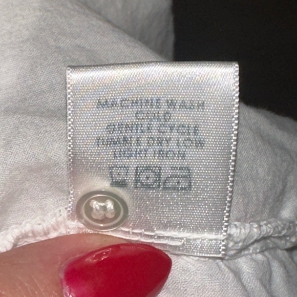 Xirena White Cotton Channing button down Shirt Size small - Picture 11 of 11